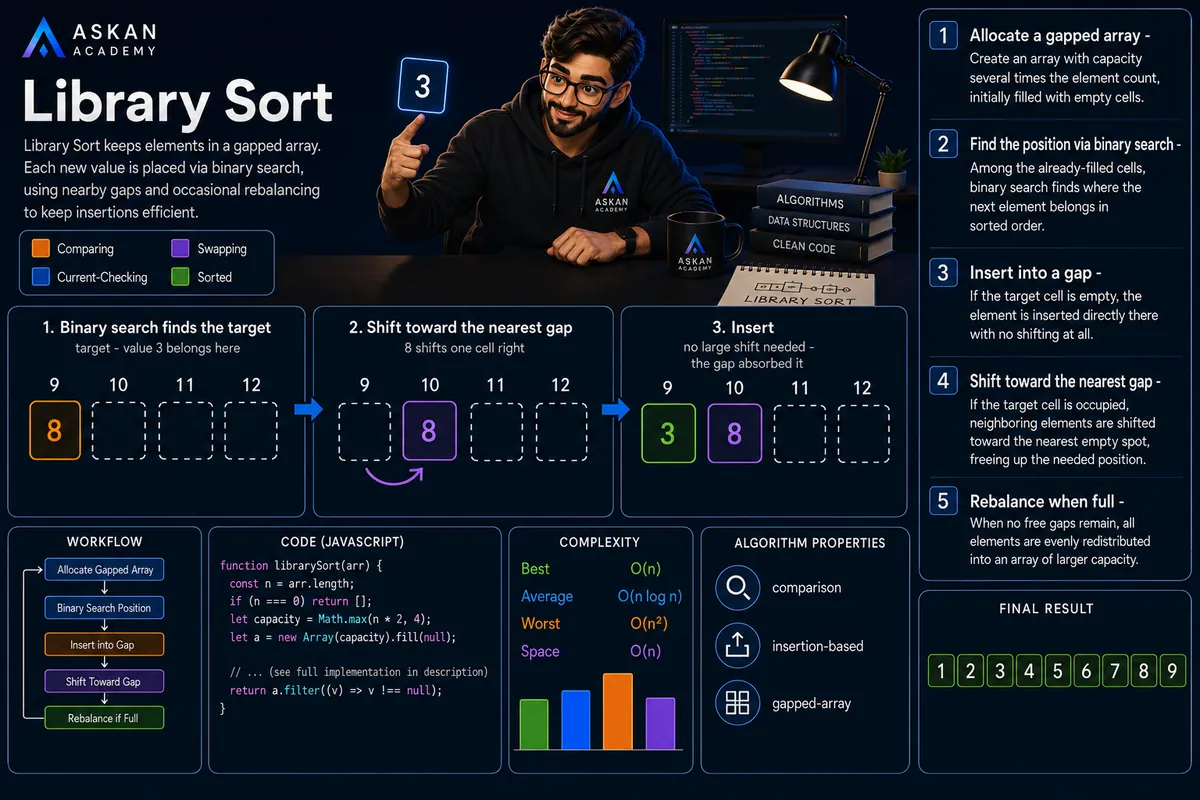 Library Sort